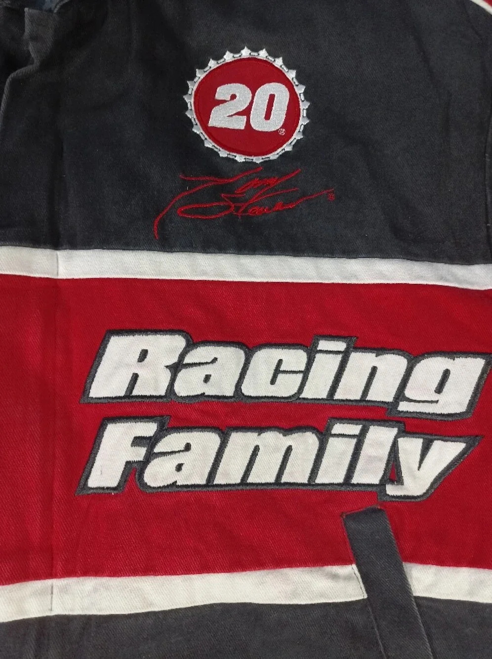 NASCAR JH Design Coca Cola Racing Family #20 Tony Stewart Jacket Mens - Picture 6 of 15